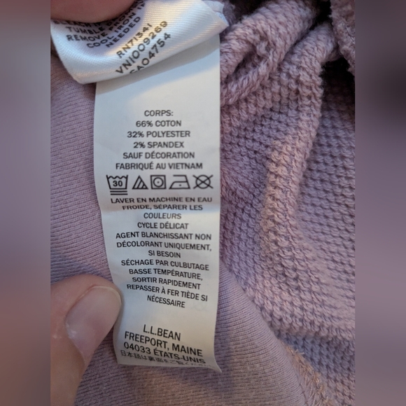 Medium L.L. Bean Vintage Pink Graphic Sweatshirt - Picture 7 of 12